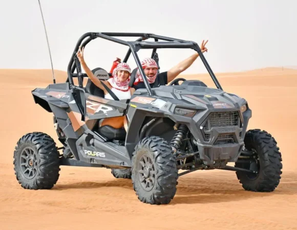ATV Double Ride In Open Desert With Guide