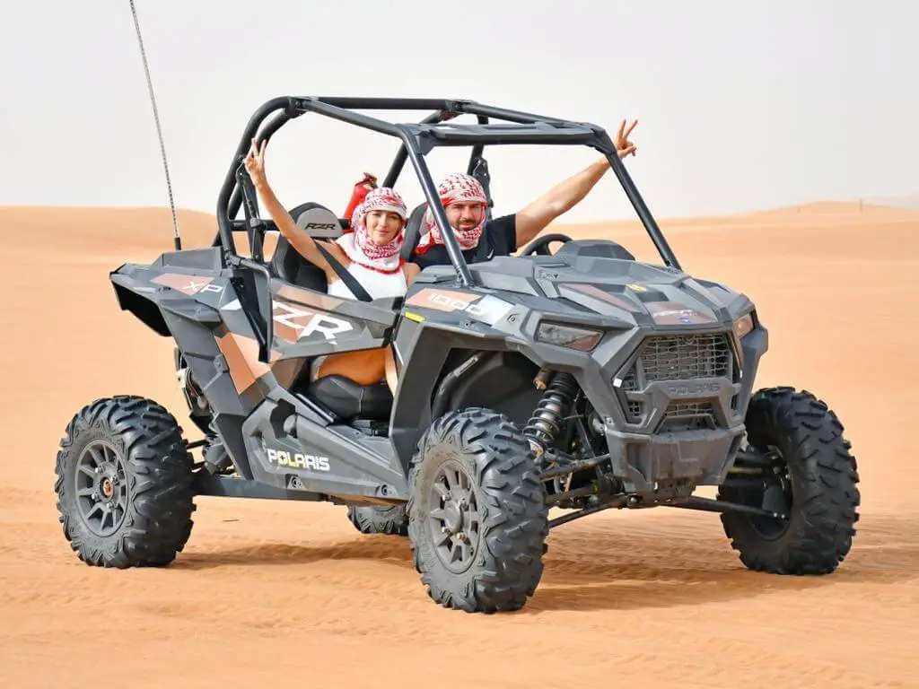 ATV Double Ride In Open Desert With Guide