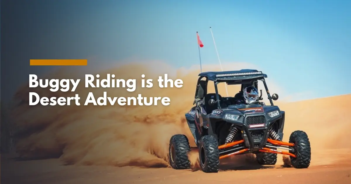 Buggy Riding is the Desert Adventure