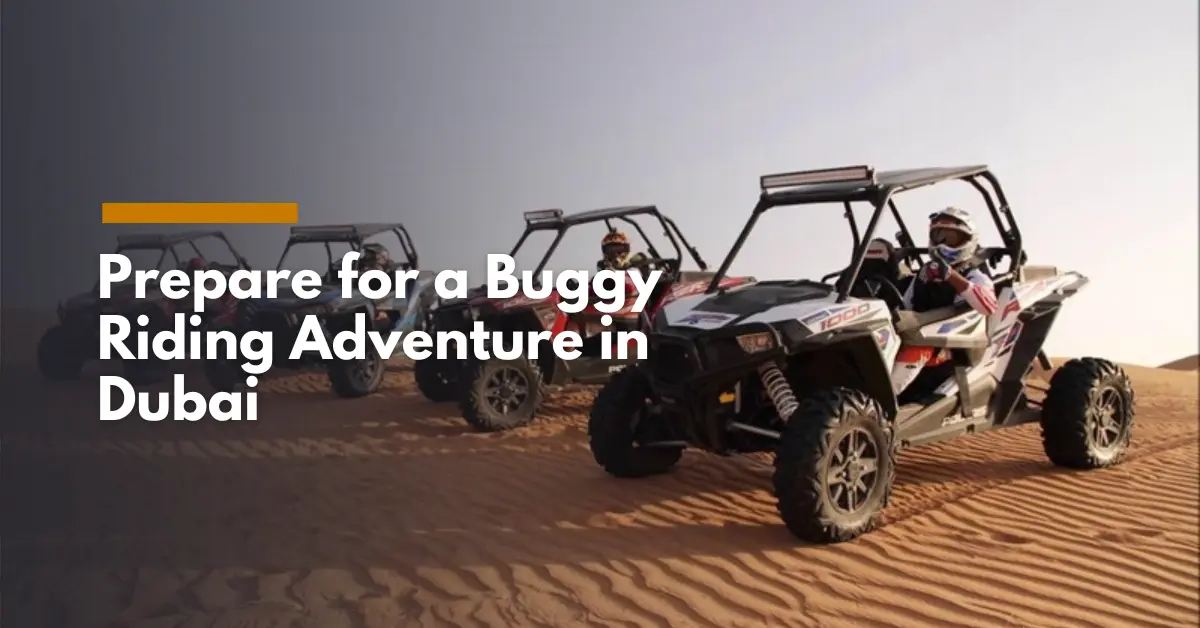 Prepare for a Buggy Riding in Dubai