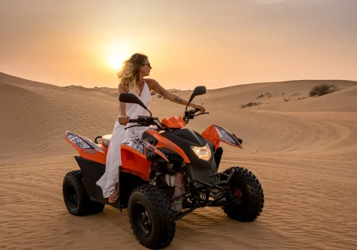 ATV Single Ride In Open Desert With Guide